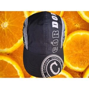 CorDoba Black and White Hook and Loop Adjustable‎ Hat